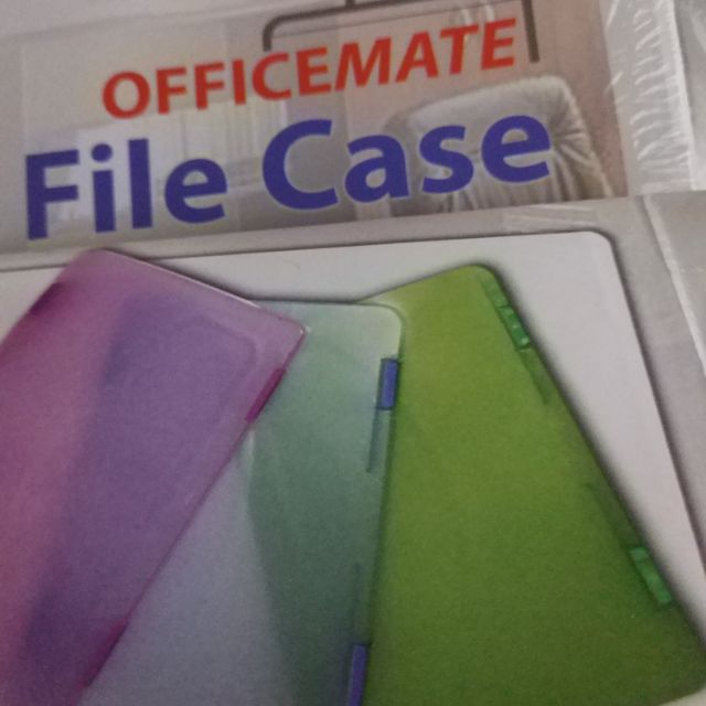 Transparent OfficeMate File Case (High Quality) Shopee Philippines
