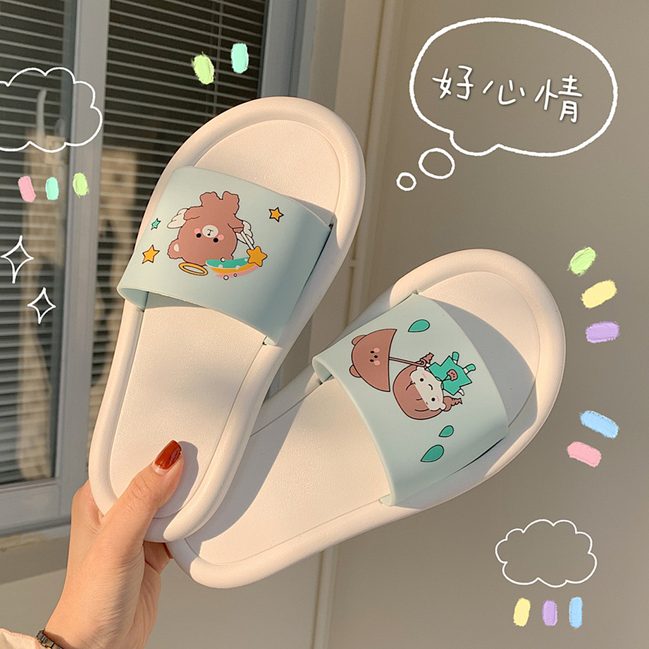 Cute korean online slippers