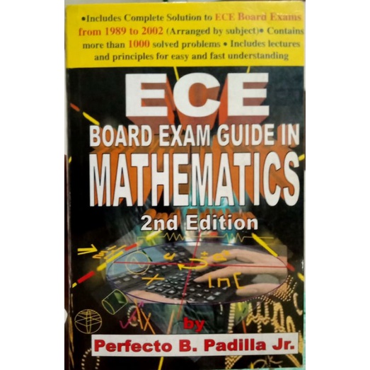 ECE Board EXAM Guide in Mathematics | Shopee Philippines