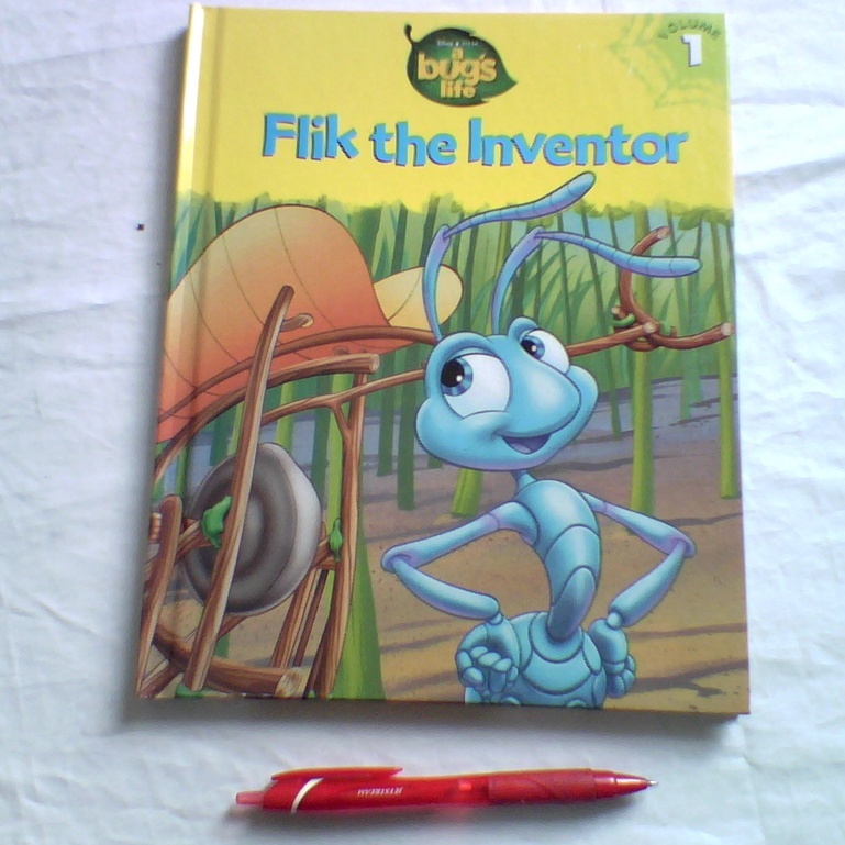 Childrens Pixar A Bug's Life book Flik the Inventor Ants Animals Disney ...