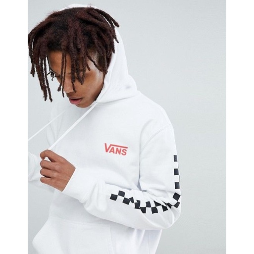 PUTIH Hoodie VANS White VANS Logo VANS Checkered VANS White Sweater White  VANS Logo Plaid VANS | Shopee Philippines