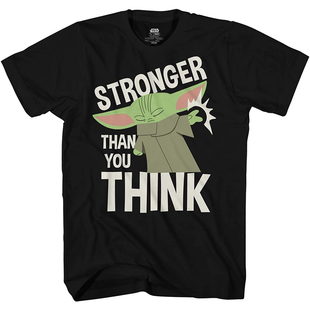 Men ClothesKL Star Wars Mandolorian Baby Yoda Stronger Than You Think