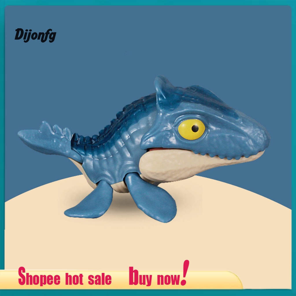 Dj Dinosaur Model Biting Finger Dilophosaurus/Mosasaurus Dinosaur Toy ...