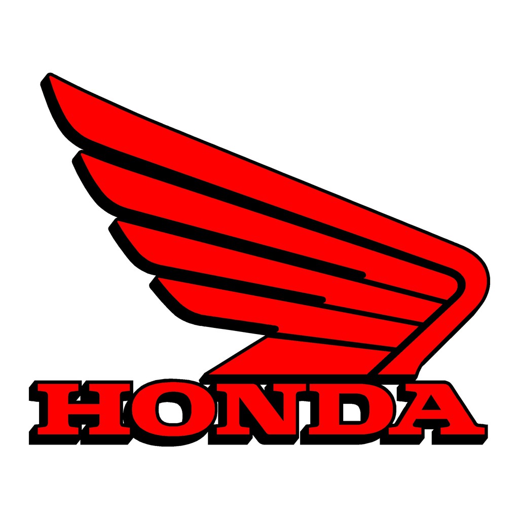 Honda LOGO LAMINATED STICKER (1 SET) | Shopee Philippines