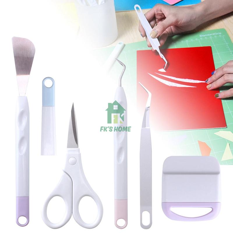 home life5PCS Craft Vinyl Weeding Tools Set Basic Vinyl Tool