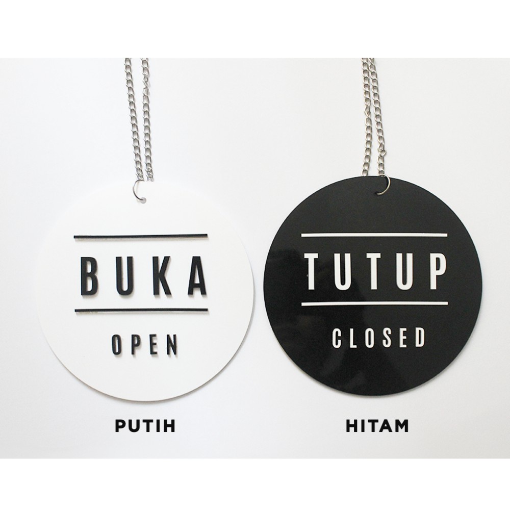 Omari Sign Board Acrylic | Open Closed | Shopee Philippines