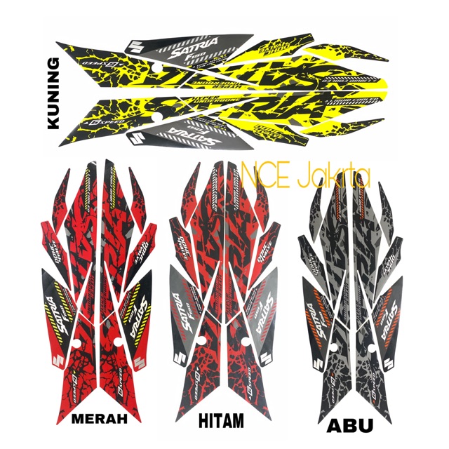Satria F 2018 STRIPING STICKER | Shopee Philippines