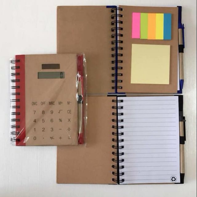 Cod gift away notebook calculator/pen/memopad/sticky Office School use ...