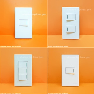 [ ROYU WIDE SERIES SWITCHES ] 1, 2, 3 gang 1 way, 1 gang 3 way | Shopee ...