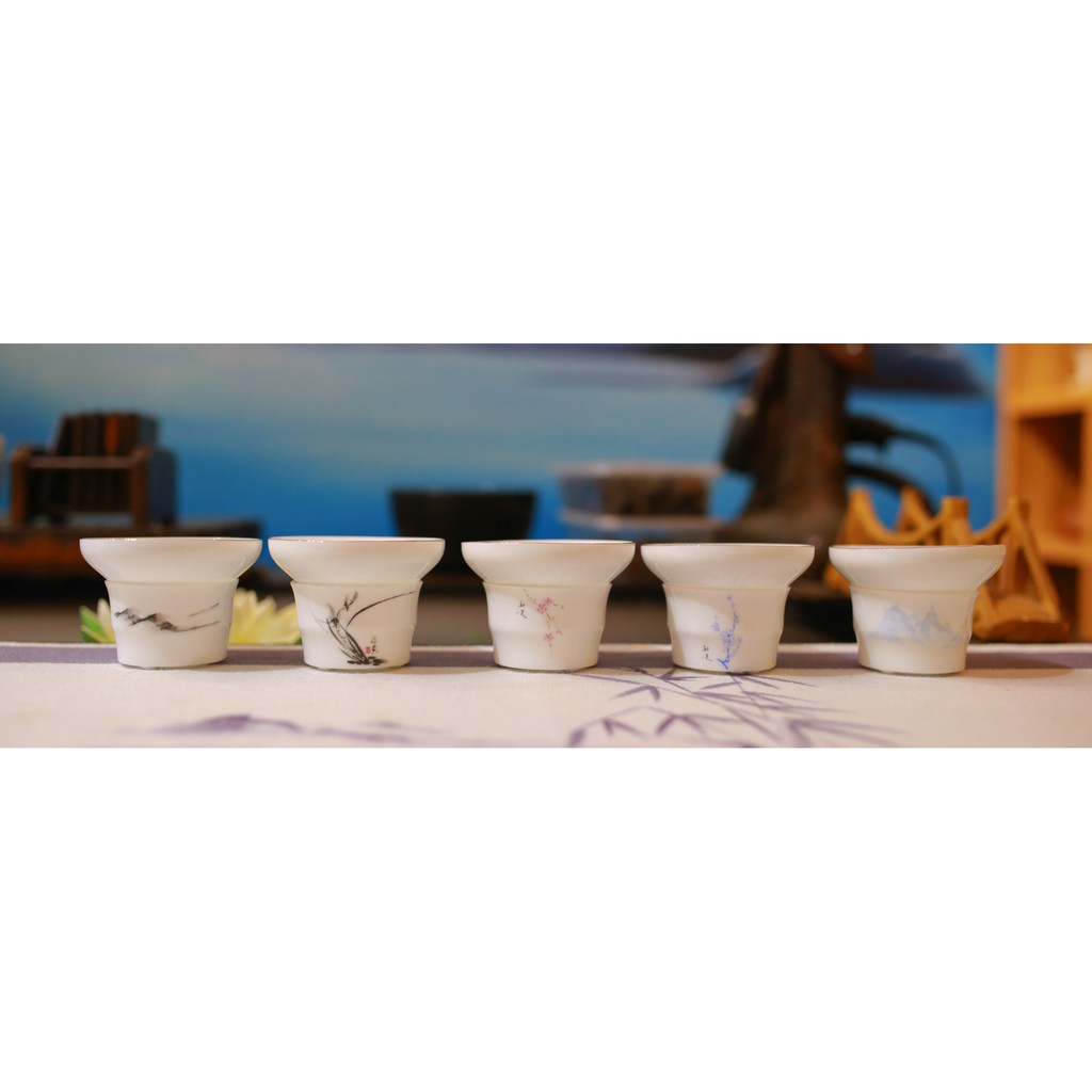 Ceramic Tea Filter Cylinder With Many Motifs. Filter Lotus Tea, Filter ...