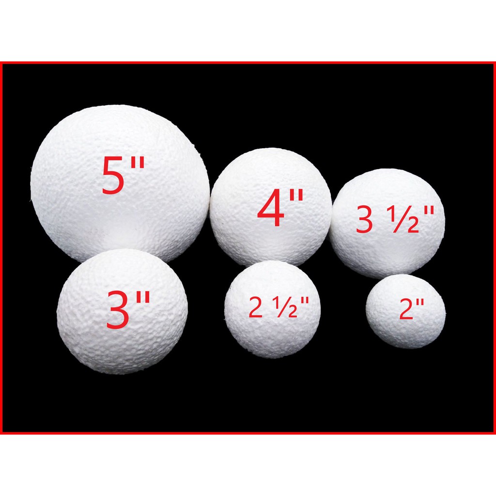 Little Town Styro Ball Different Sizes Shopee Philippines