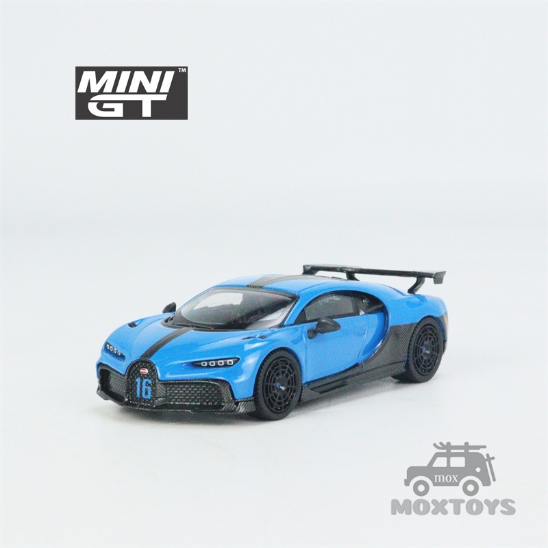 MINIGT 1:64 Model Car Bugatti Chiron Pur Sport Metal Vehicle - Foto 9