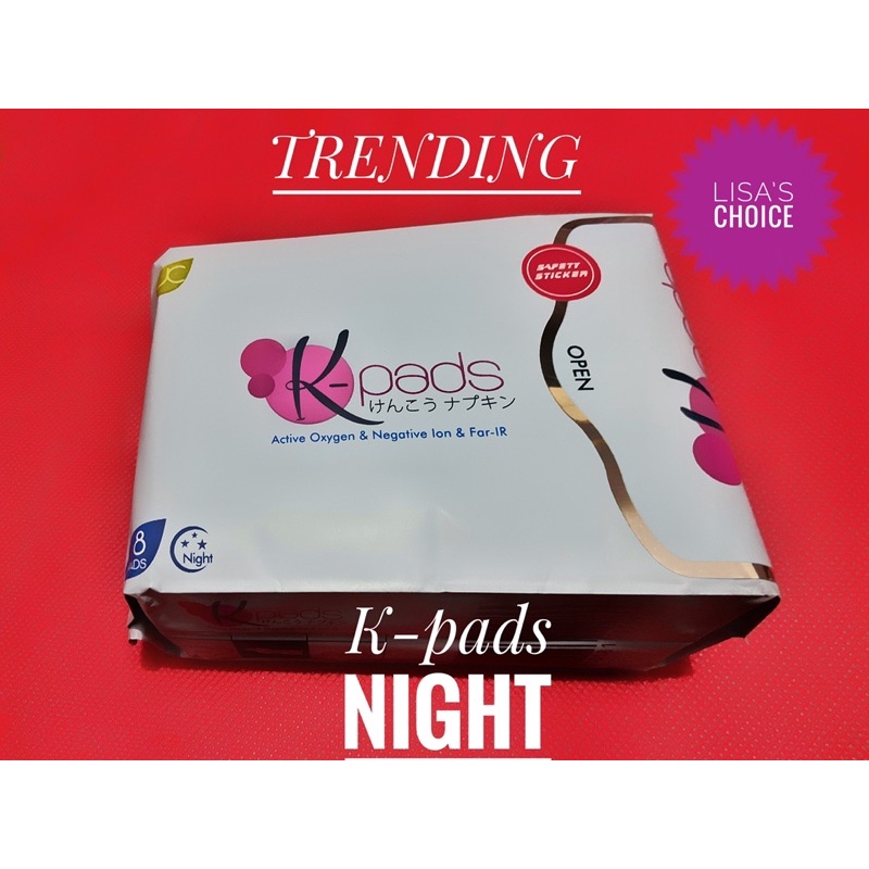 Authentic K-Pads Night - 8 Pads or Happy Pants Diapers 12 pcs | Shopee ...