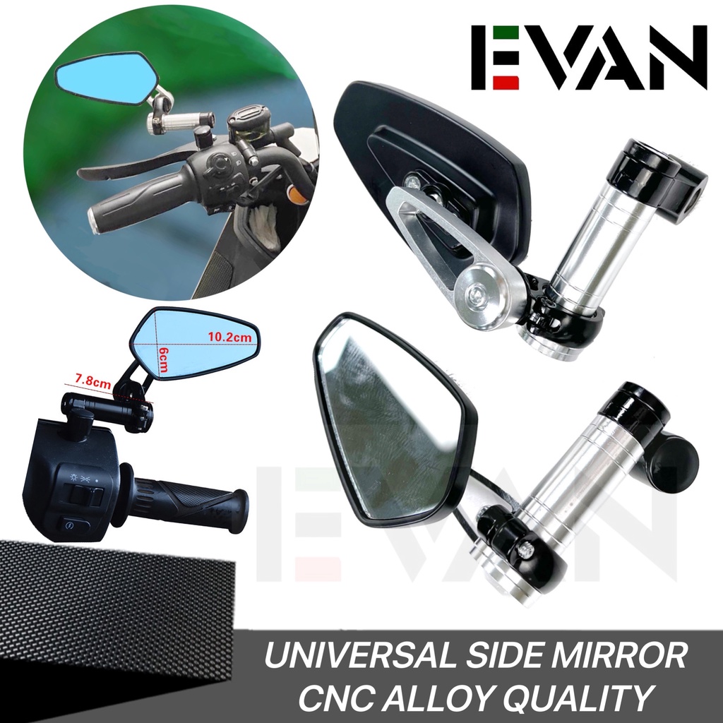 Universal Side Mirrors Full CNC Alloy Quality Made in Thailand Side ...