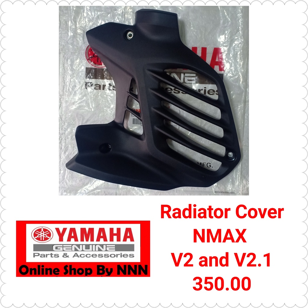 RADIATOR COVER FOR NMAX V2 AND V2.1 YAMAHA GENUINE PARTS | Shopee ...