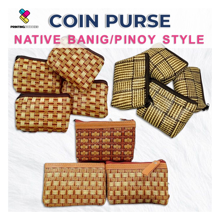 Native Banig Pinoy Style Coin Purse Wallet w/ Wholesale Price Shopee