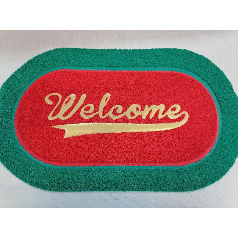 Oval Welcome Rug Spaghetti Doormat (40*60cm) | Shopee Philippines