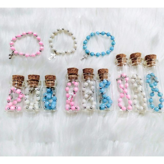 Rosary and Glass Bottle Souvenir Shopee Philippines