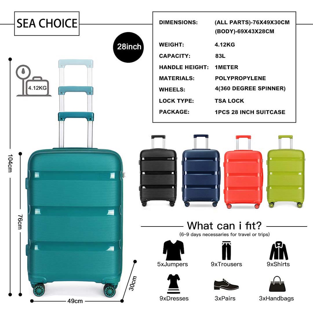 28 inch suitcase cheap online