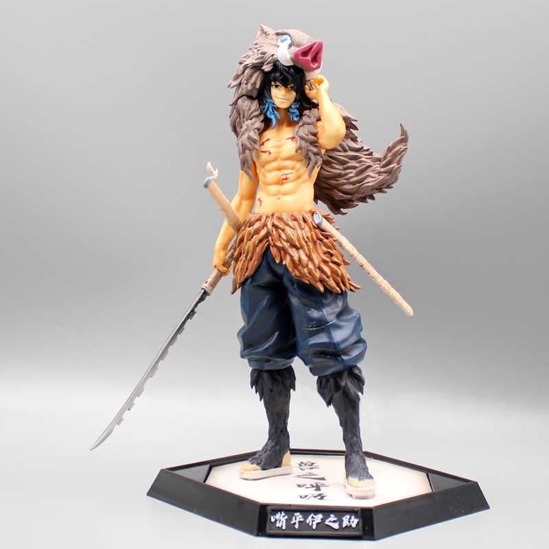 Anime Demon Hunter Inosuke Figure Kimetsu No Yaiba Action Model Toys ...