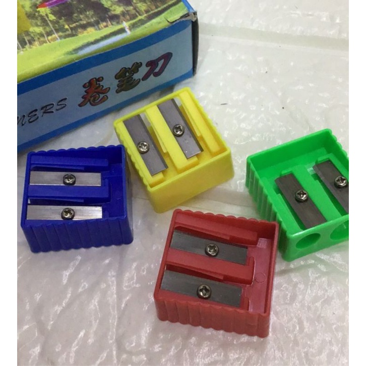 Multifunctional 4 Holes Charcoal Pencil Sharpener Long Core Lead