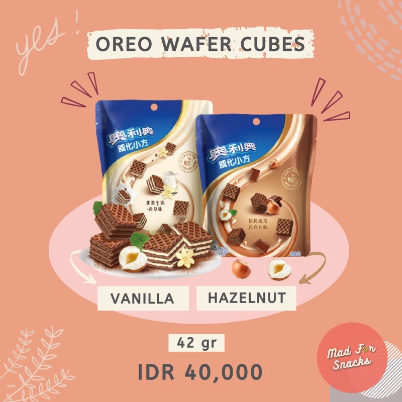 Oreo Wafer Cubes (Vanilla/ Hazelnut) | Shopee Philippines