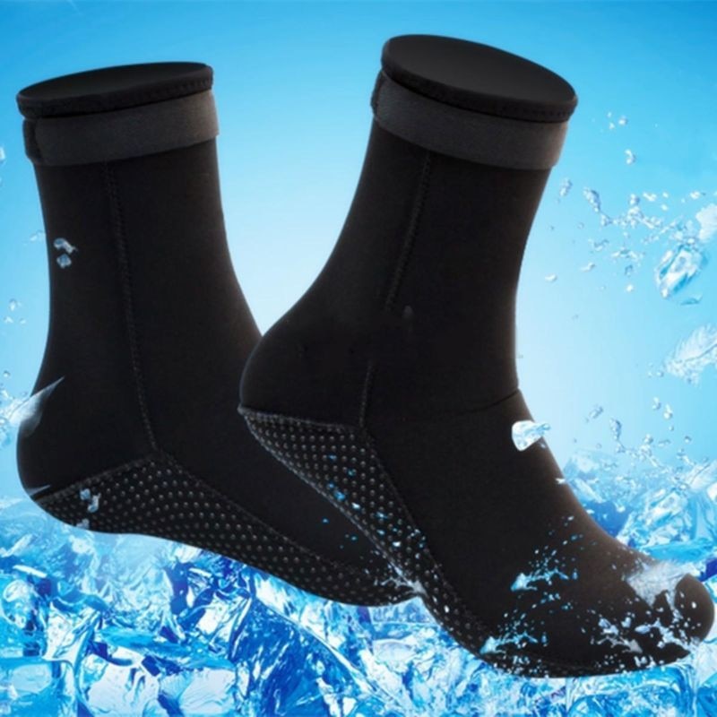 1 Pair Adult Neoprene Socks Non-slip Diving Beach Boots Swimming Socks ...