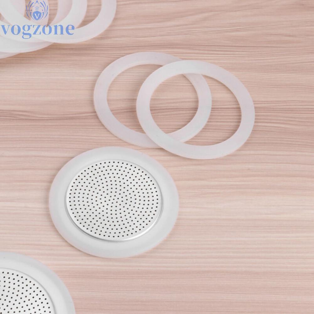 3/6/9/12 Cup useful Replacement Silica Gel Gaskets+Stainless Steel