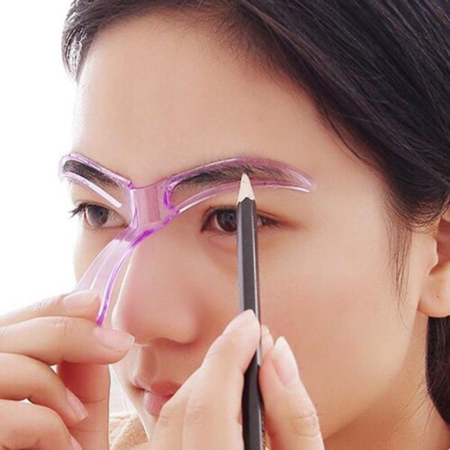 Eyebrow Guide Reusable Eyebrow Stencils Shaping Grooming Eye Brow Make ...