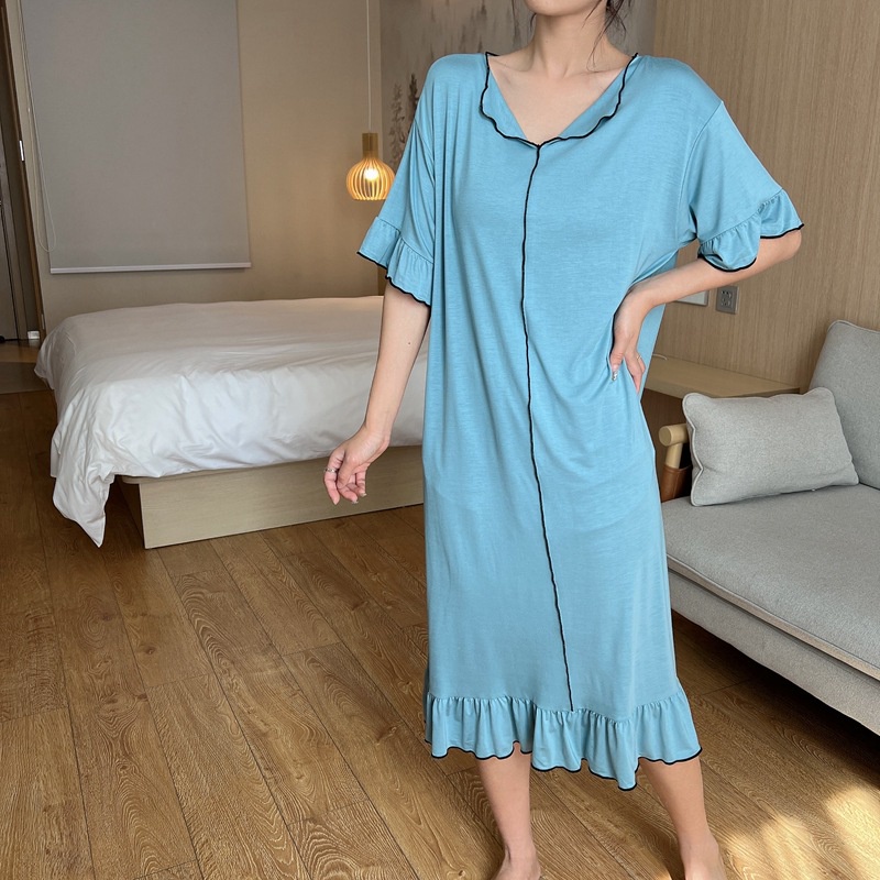 Cotton Nightgown Cotton House Dresses Women Modal Cotton Dresses