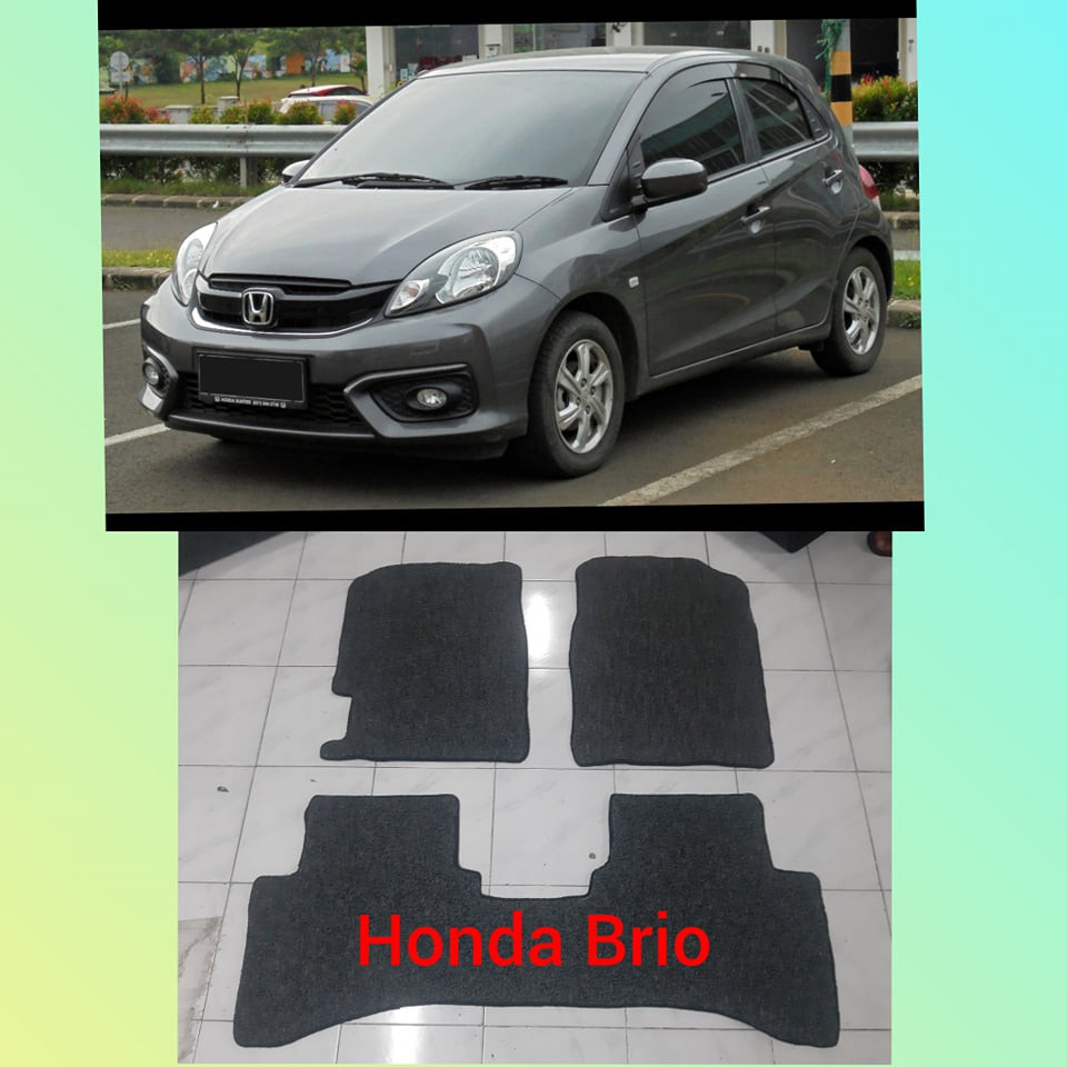 Honda Brio Amaze nomad rubber car mat with piping Brio sedan and hatchback Nomad Custom Fit carmat Shopee Philippines