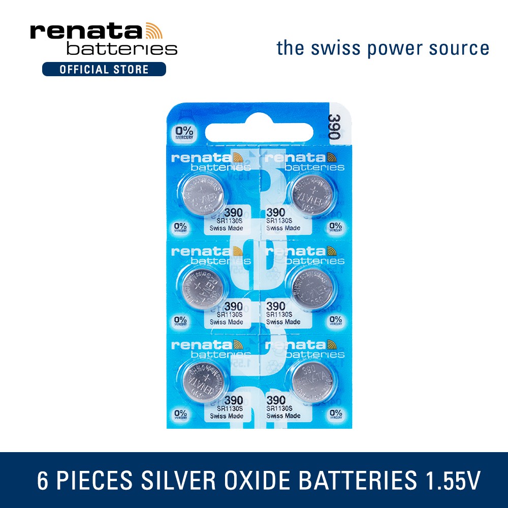 390 SR1130SW - Batteria Per Orologio A Bottone Renata Swiss