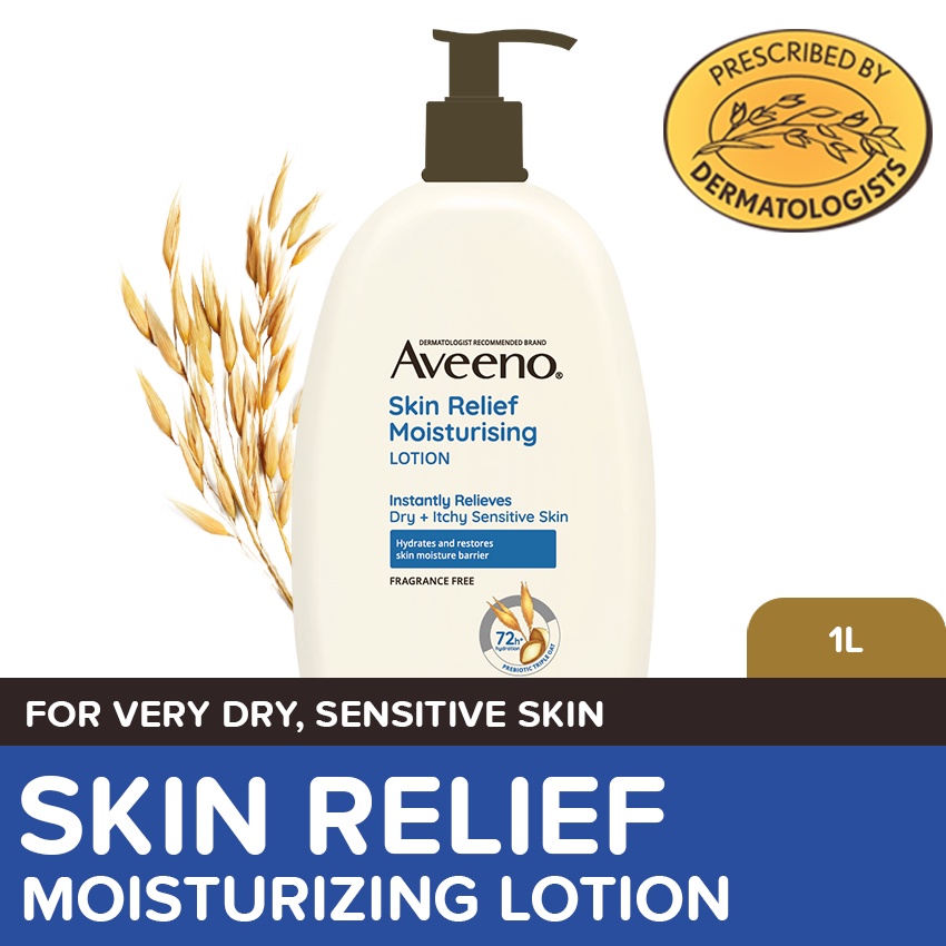 Aveeno Skin Relief Lotion 1L: eczema lotion, atopic dermatitis, lotion ...