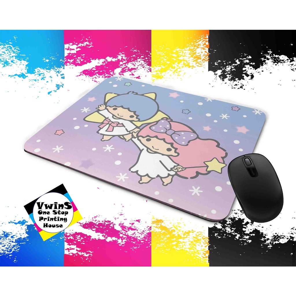 Sanrio Characters Mouse pad ! Little Twin Star Design Mousepad Part 2 ...