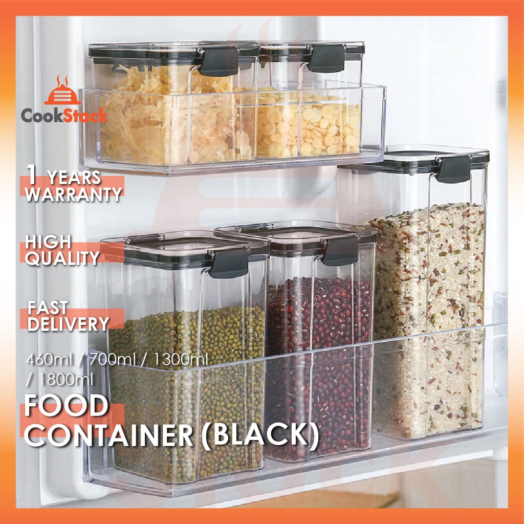 CS_Food Storage Airtight Container Stackable Sealed Kitchenware ...