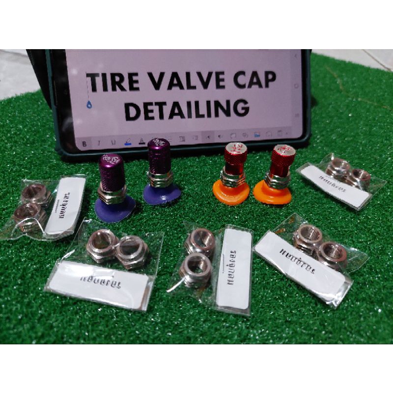TIRE CAP w/BLACK RUBBER (separate to purchase CNC NUT) Shopee Philippines