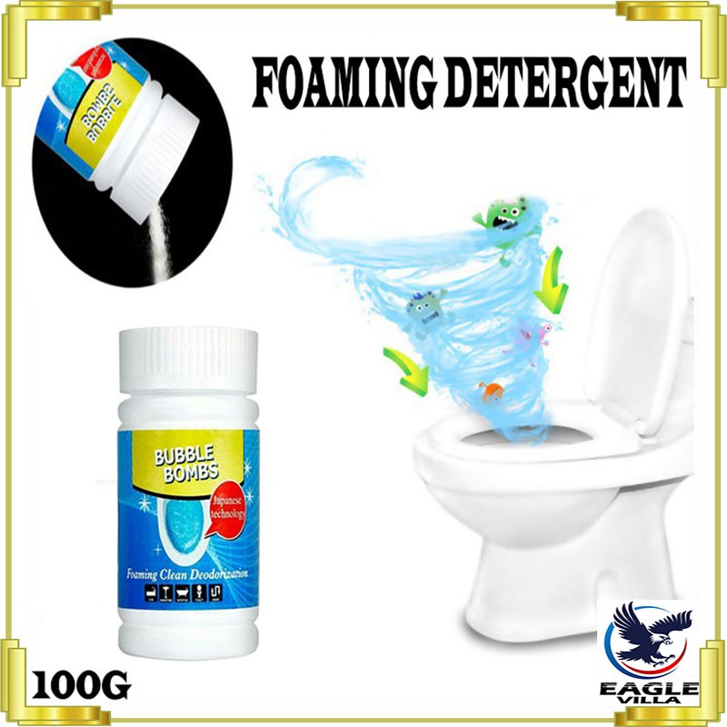 Eagle Villa Quick Foaming Toilet Cleaner Magic Bubble Bombs, Fast Foam