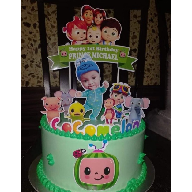 Cocomelon Theme Cake Topper | Shopee Philippines