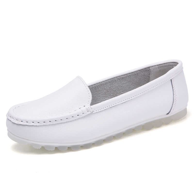 Nurse Shoes Flat Bottom Non Slip Breathable Soft White Shoes Shopee Philippines