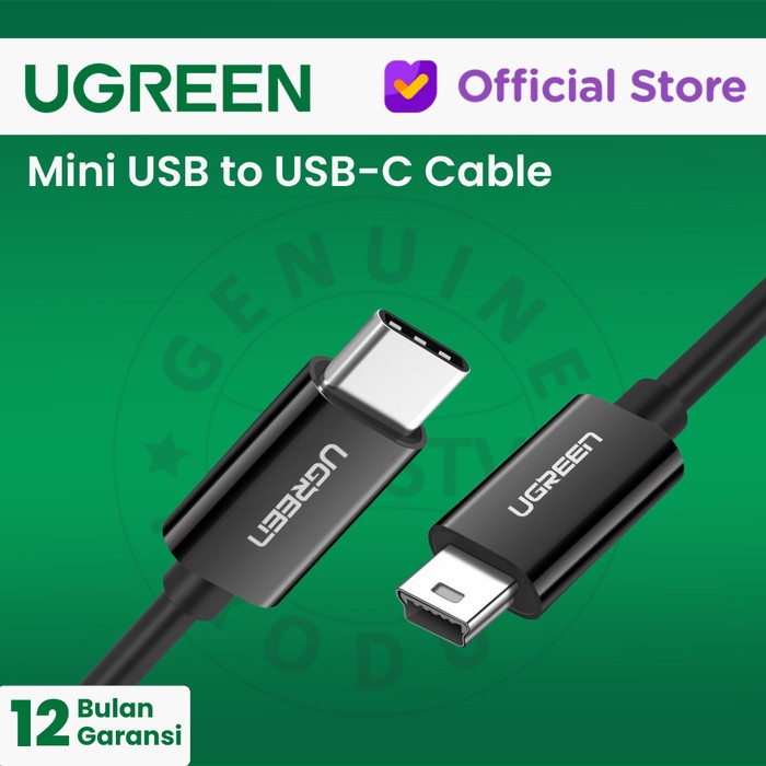 Ugreen Mini Usb Cable Pin To Usb C Us Shopee Philippines