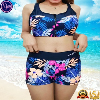 Sporty Two Piece, Short Bathing Suit –