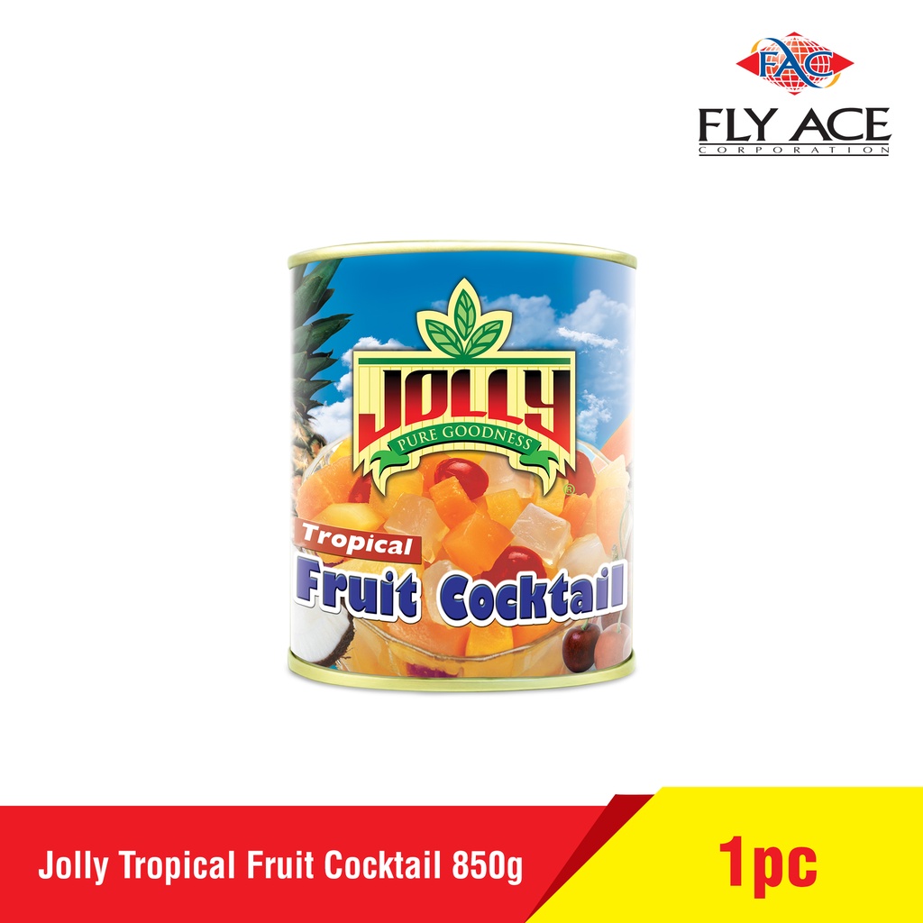 Jolly Tropical Fruit Cocktail 850g (Drained Weight 490g) | Shopee ...