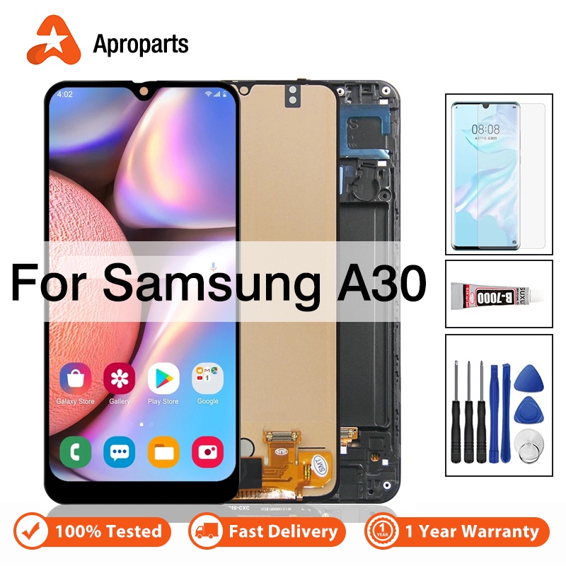 100% Tested A30 Screen For Samsung Galaxy A30 A305 A305FN A305G LCD ...