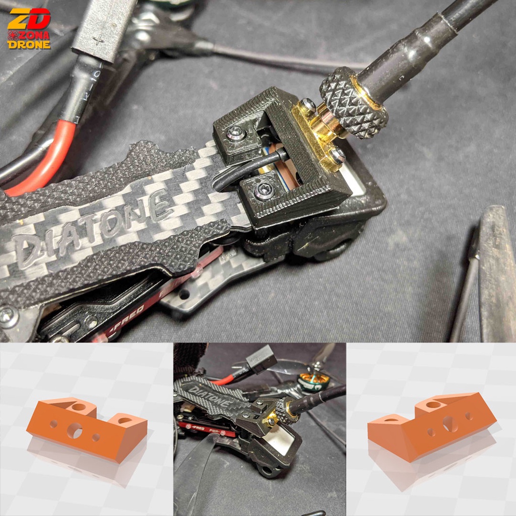 Diatone Roma L5 SMA VTX Antenna Mount FPV Drone 3D Print | Shopee ...