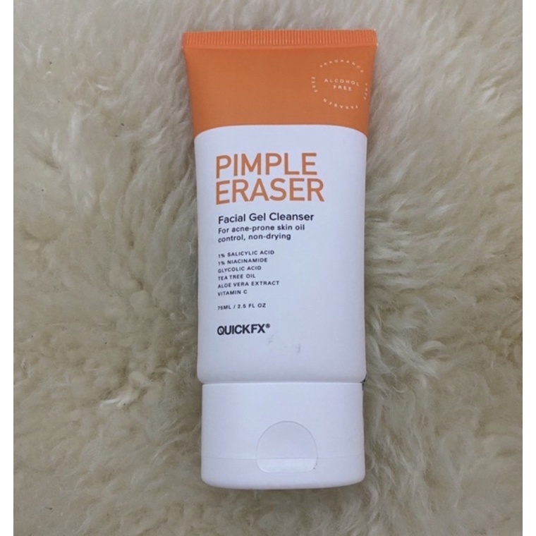 Brand New Auth QuickFX Pimple Eraser Facial Gel Cleanser/Quickfx Oil