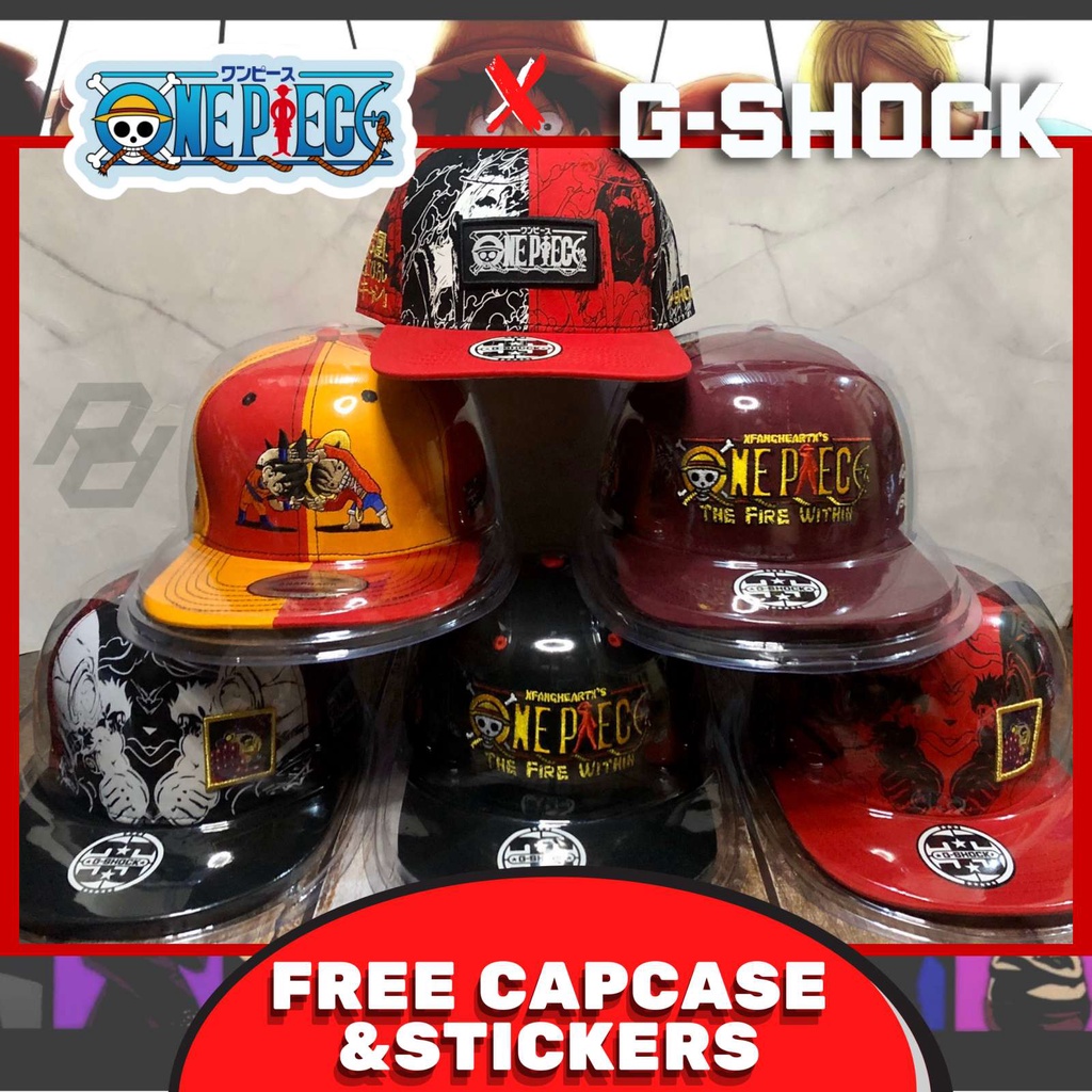 ONE PIECE x G SHOCK Edition Streetwear Cap FREE CAP CASE