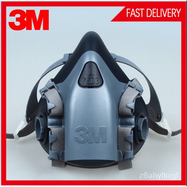 3M 7501 7502 7503 Gas Mask silicon half-face dust mask Half Face ...