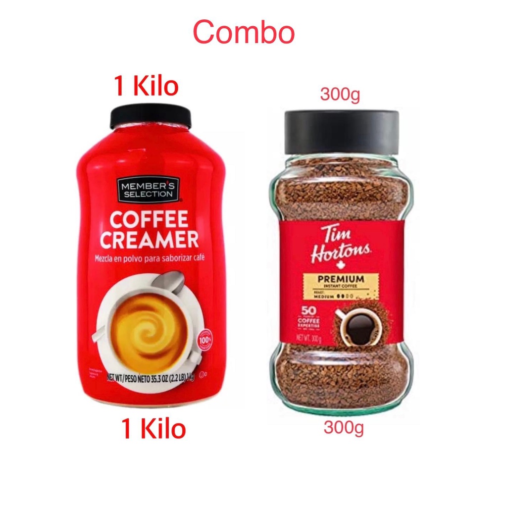 Combo [ Coffee Creamer 1kg & Tim Hortons Premium 300g ] Shopee