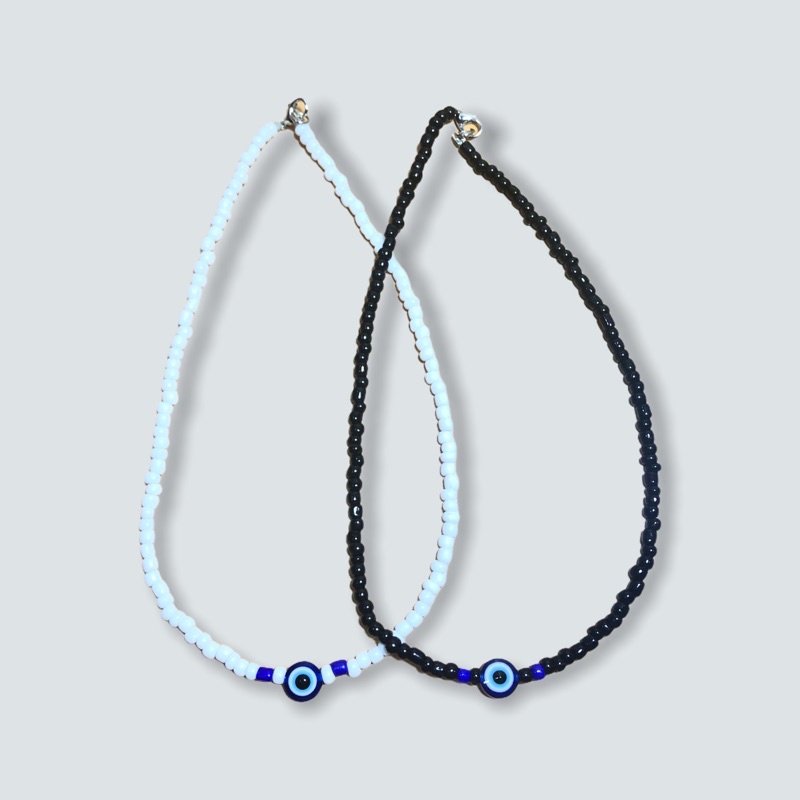 Evil eye outlet necklace bead