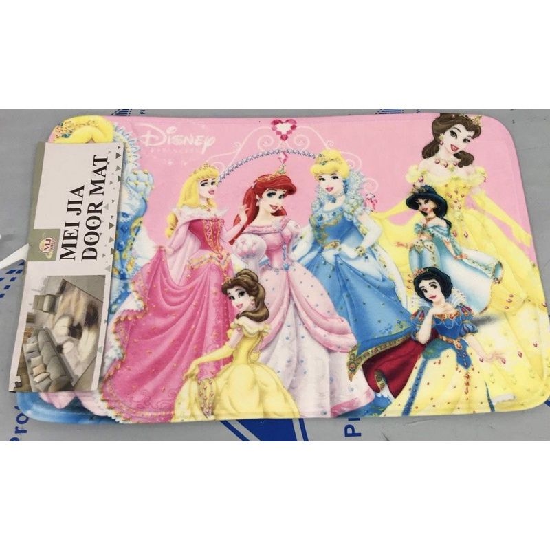 Character Doormat Rug Mat Disney Princess Pooh Frozen Barbie Minnie